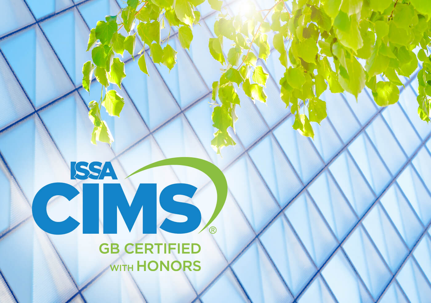 Kimco has earned the ISSA CIMS-GB Certified with Honors (logo)
